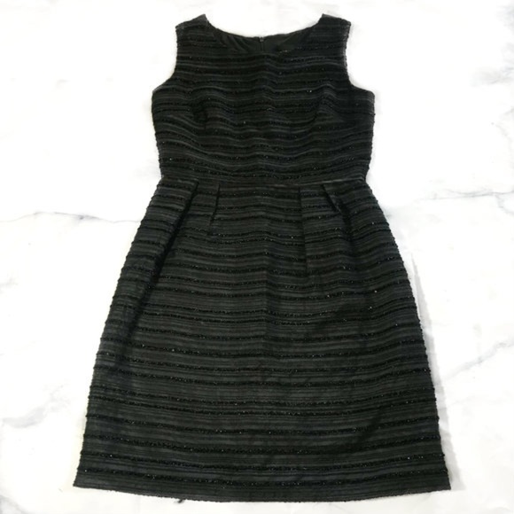Cynthia Rowley Dresses & Skirts - Cynthia Rowley Black Sparkly Striped Dress
